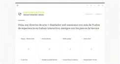 Desktop Screenshot of consecuencia.com